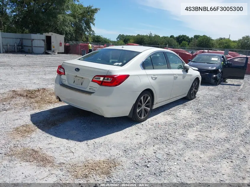 2015 Subaru Legacy 2.5I Limited VIN: 4S3BNBL66F3005300 Lot: 45295547