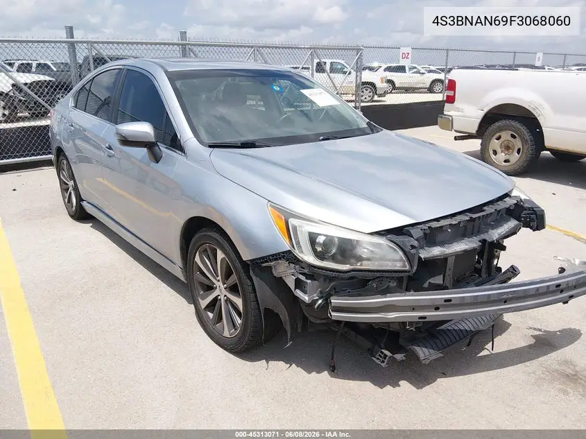 2015 Subaru Legacy 2.5I Limited VIN: 4S3BNAN69F3068060 Lot: 45313071