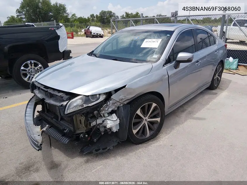 2015 Subaru Legacy 2.5I Limited VIN: 4S3BNAN69F3068060 Lot: 45313071