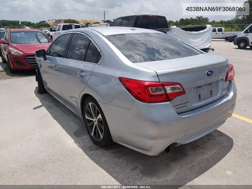 2015 Subaru Legacy 2.5I Limited VIN: 4S3BNAN69F3068060 Lot: 45313071