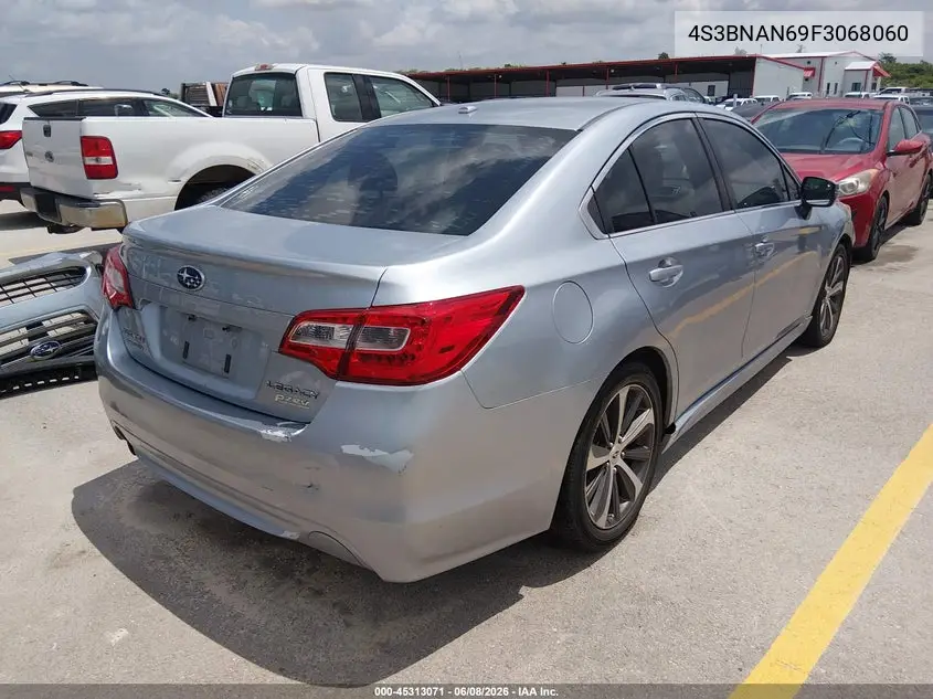 2015 Subaru Legacy 2.5I Limited VIN: 4S3BNAN69F3068060 Lot: 45313071