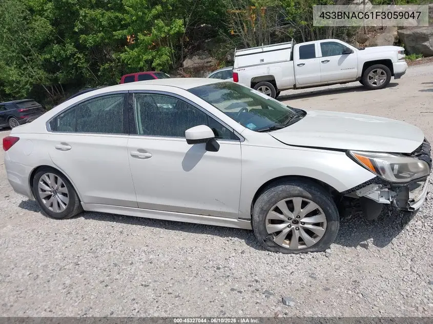 2015 Subaru Legacy 2.5I Premium VIN: 4S3BNAC61F3059047 Lot: 45327044