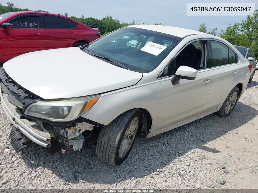 2015 Subaru Legacy 2.5I Premium VIN: 4S3BNAC61F3059047 Lot: 45327044