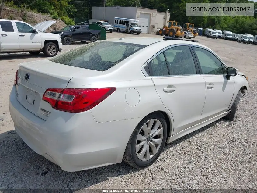 2015 Subaru Legacy 2.5I Premium VIN: 4S3BNAC61F3059047 Lot: 45327044