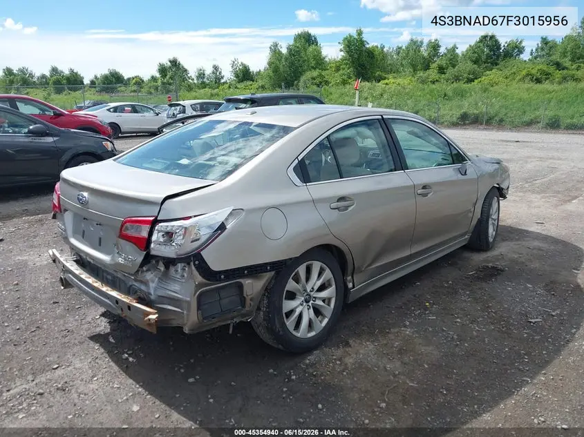 2015 Subaru Legacy 2.5I Premium VIN: 4S3BNAD67F3015956 Lot: 45354940