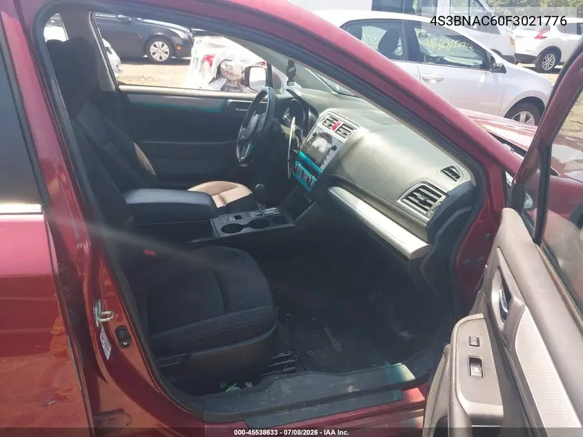 2015 Subaru Legacy 2.5I Premium VIN: 4S3BNAC60F3021776 Lot: 45538633