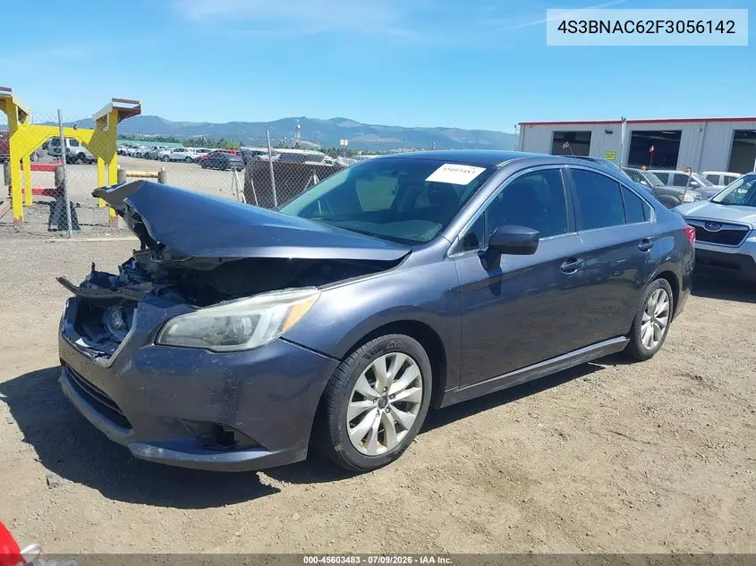 2015 Subaru Legacy 2.5I Premium VIN: 4S3BNAC62F3056142 Lot: 45603483