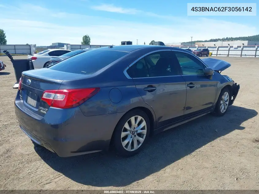 2015 Subaru Legacy 2.5I Premium VIN: 4S3BNAC62F3056142 Lot: 45603483