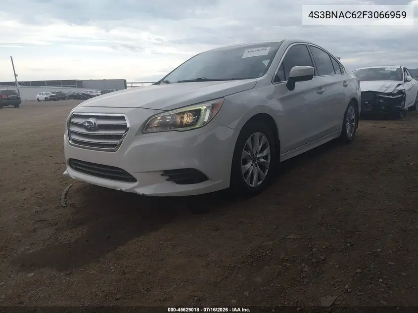2015 Subaru Legacy 2.5I Premium VIN: 4S3BNAC62F3066959 Lot: 45629018