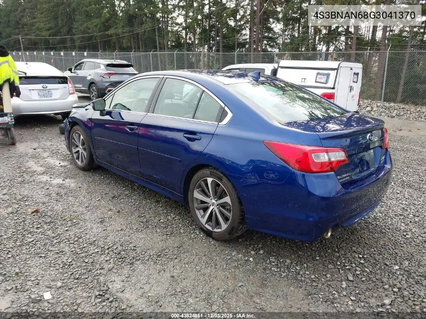 4S3BNAN68G3041370 2016 Subaru Legacy 2.5I Limited