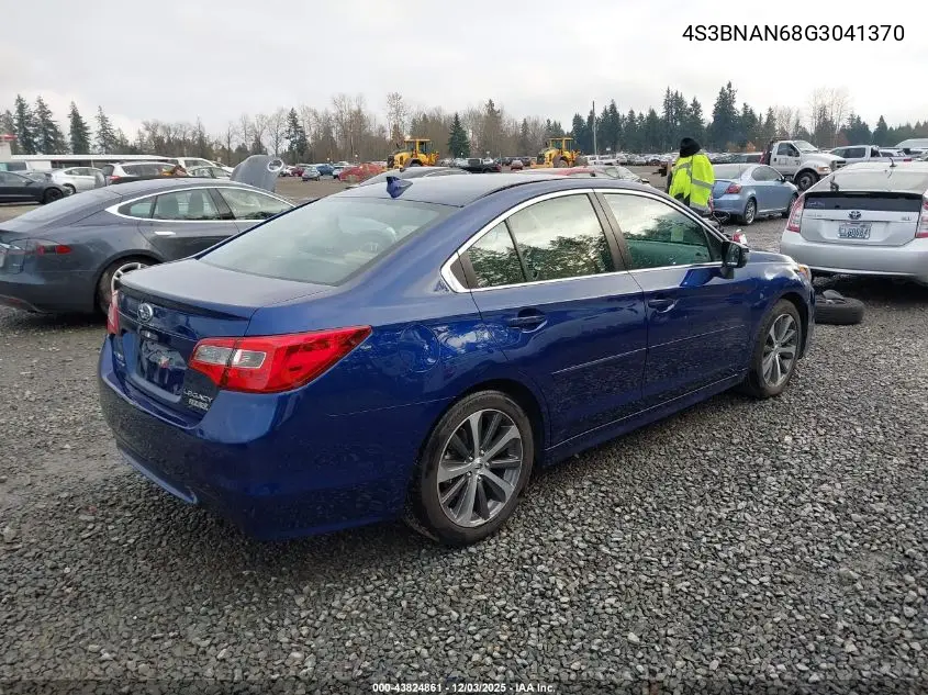 4S3BNAN68G3041370 2016 Subaru Legacy 2.5I Limited