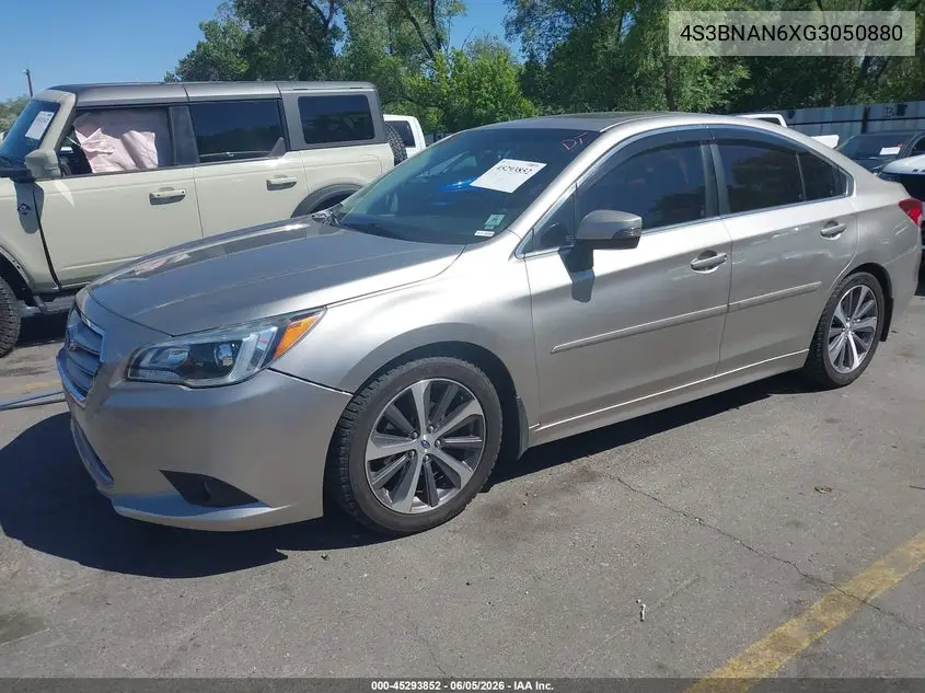 2016 Subaru Legacy 2.5I Limited VIN: 4S3BNAN6XG3050880 Lot: 45293852