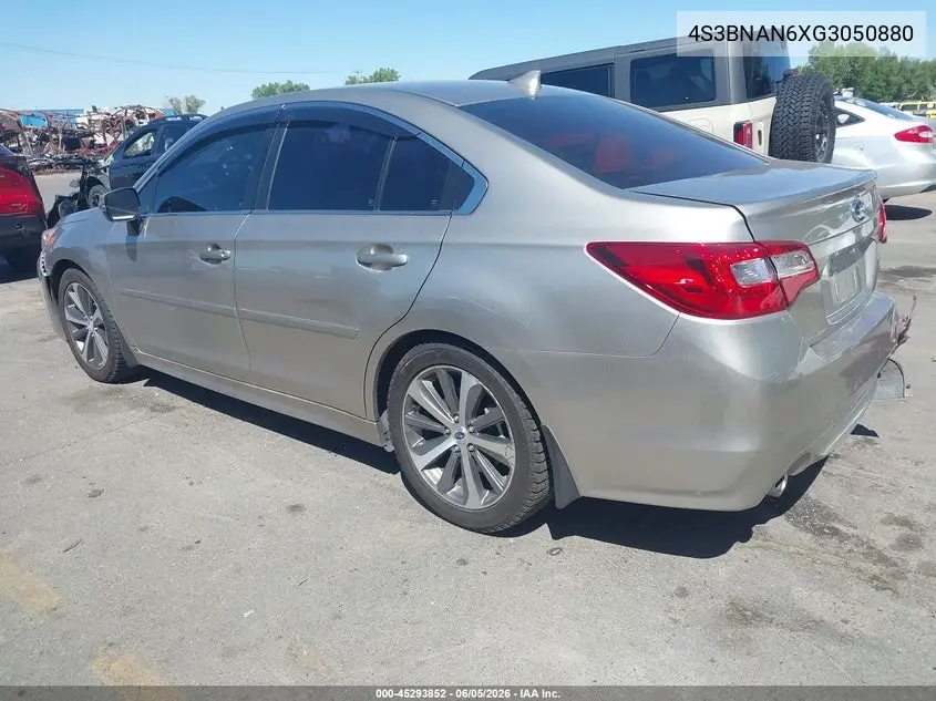 2016 Subaru Legacy 2.5I Limited VIN: 4S3BNAN6XG3050880 Lot: 45293852