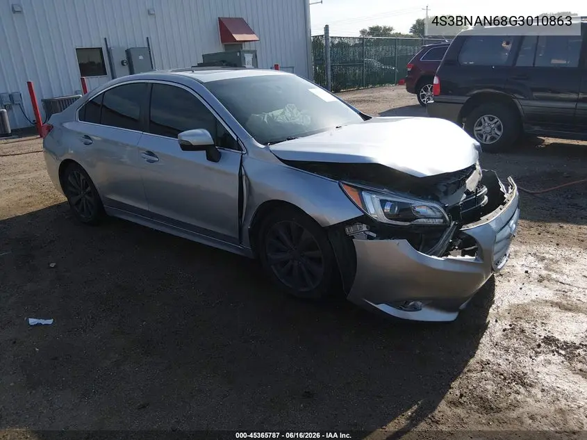 2016 Subaru Legacy 2.5I Limited VIN: 4S3BNAN68G3010863 Lot: 45365787
