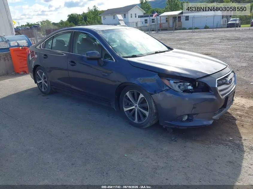 2016 Subaru Legacy 3.6R Limited VIN: 4S3BNEN68G3058550 Lot: 45411743