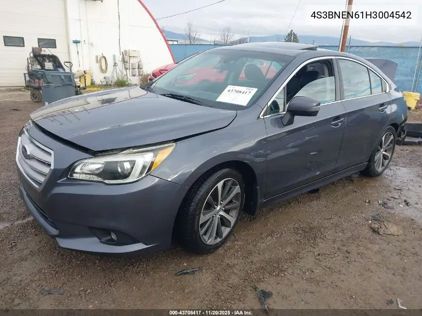 4S3BNEN61H3004542 2017 Subaru Legacy 3.6R Limited