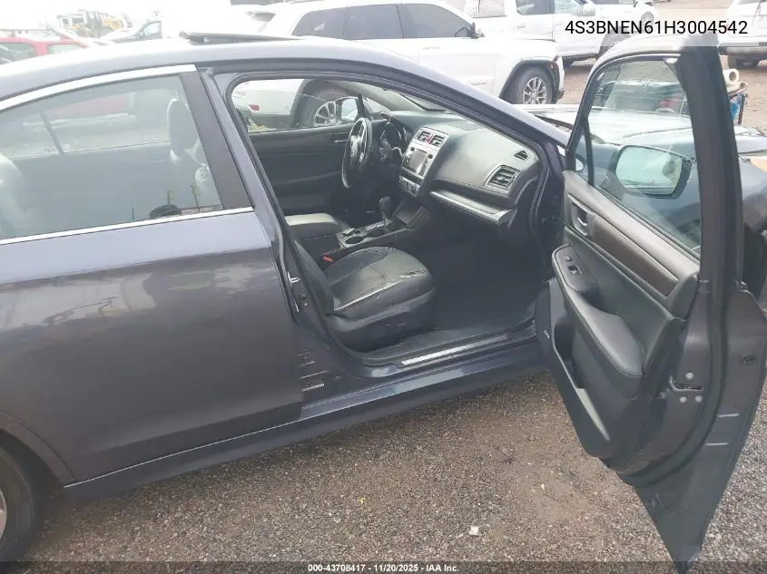 4S3BNEN61H3004542 2017 Subaru Legacy 3.6R Limited