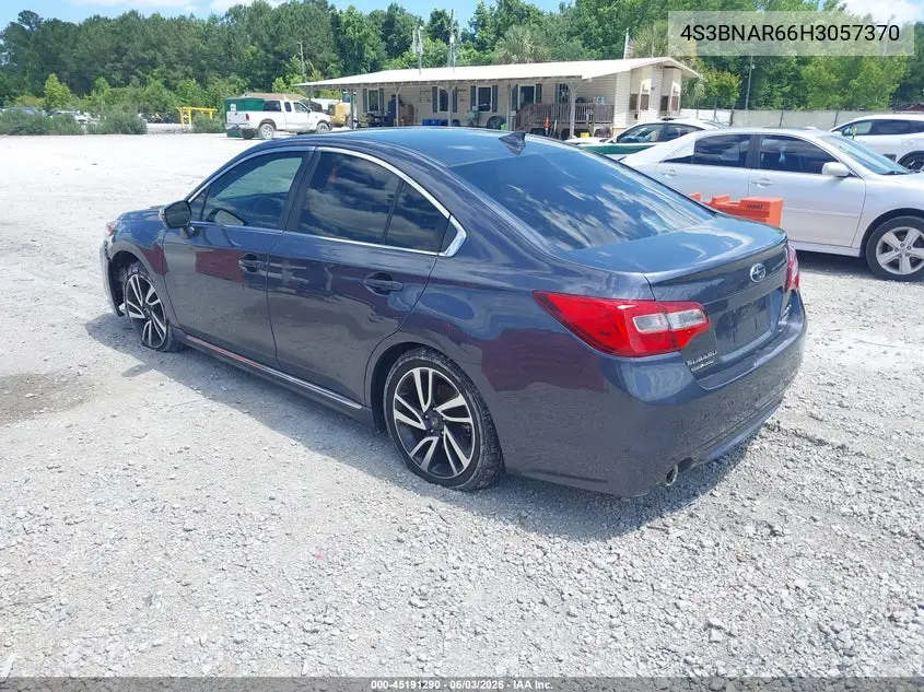 2017 Subaru Legacy 2.5I Sport VIN: 4S3BNAR66H3057370 Lot: 45191290