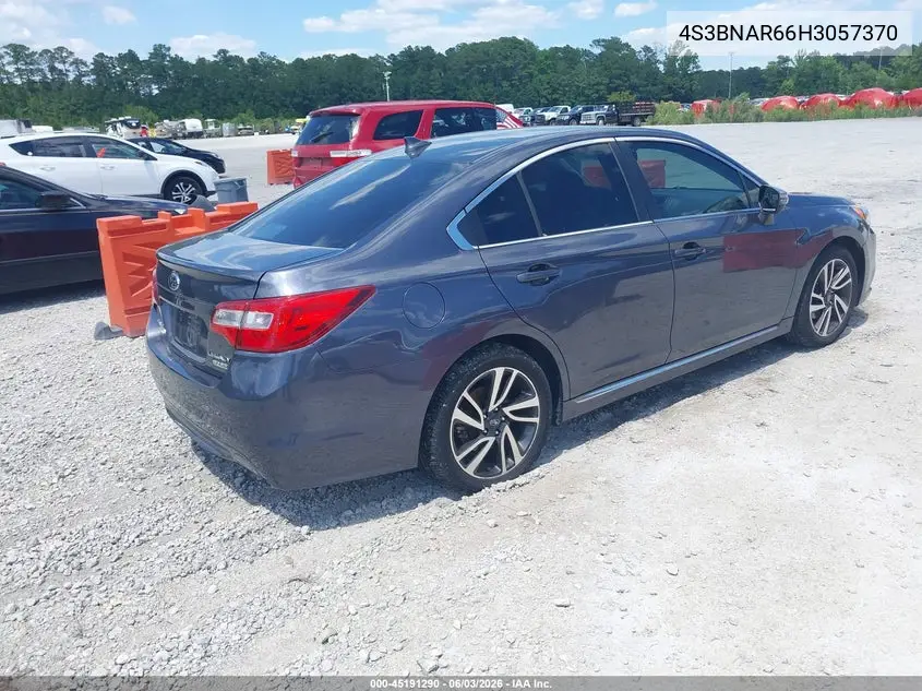 2017 Subaru Legacy 2.5I Sport VIN: 4S3BNAR66H3057370 Lot: 45191290