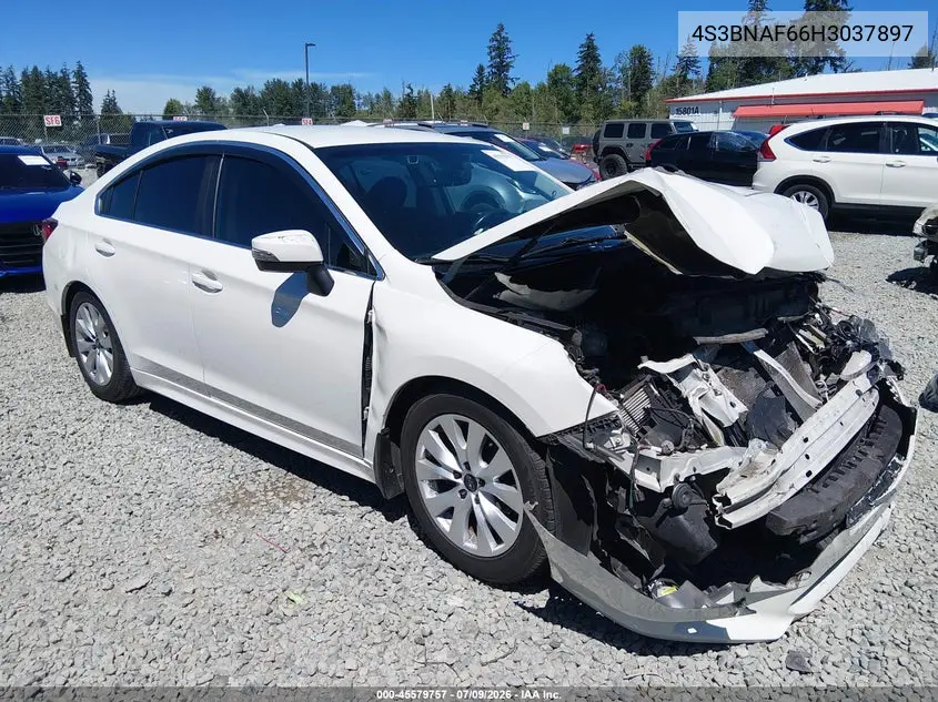 2017 Subaru Legacy 2.5I Premium VIN: 4S3BNAF66H3037897 Lot: 45579757