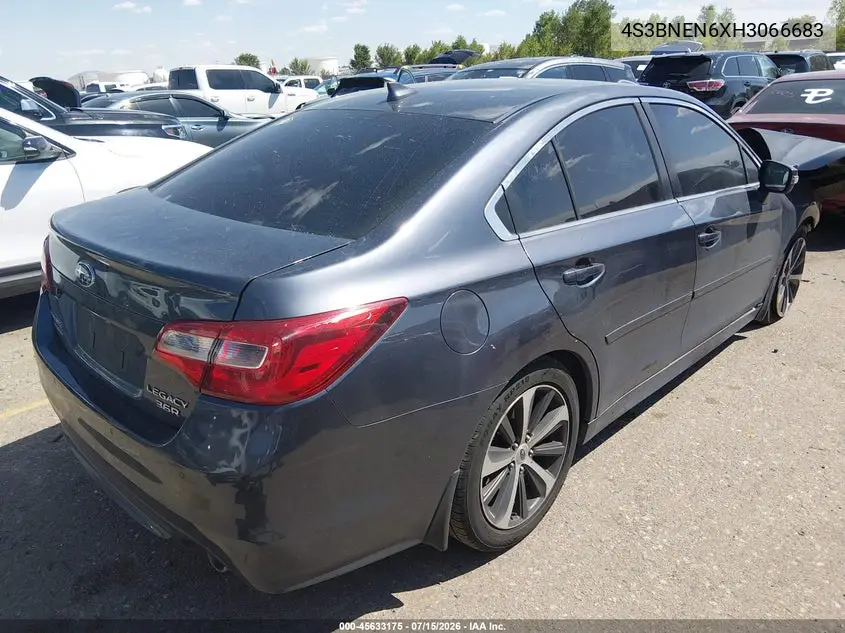 2017 Subaru Legacy 3.6R Limited VIN: 4S3BNEN6XH3066683 Lot: 45633175