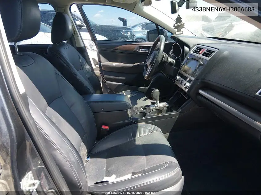 2017 Subaru Legacy 3.6R Limited VIN: 4S3BNEN6XH3066683 Lot: 45633175