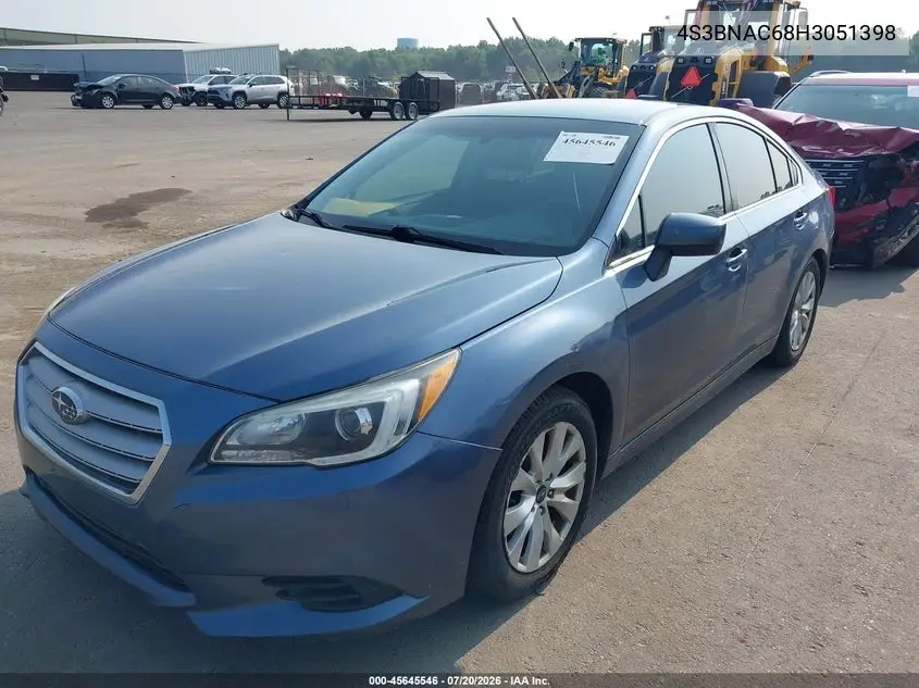 2017 Subaru Legacy 2.5I Premium VIN: 4S3BNAC68H3051398 Lot: 45645546