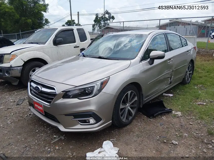 2018 Subaru Legacy 2.5I Limited VIN: 4S3BNAN65J3012593 Lot: 45347007