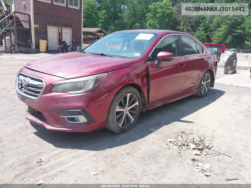 2018 Subaru Legacy 2.5I Limited VIN: 4S3BNAN6XJ3015442 Lot: 45575196
