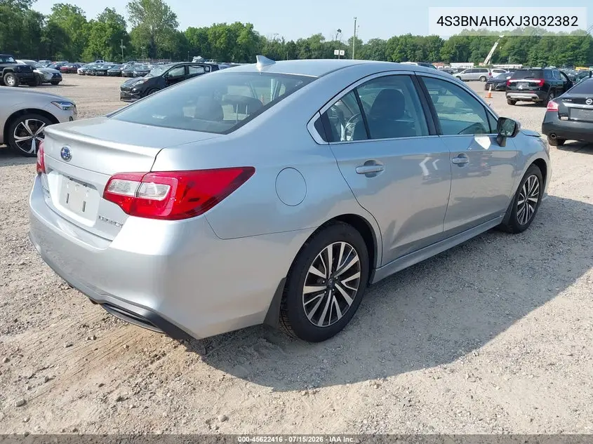 2018 Subaru Legacy 2.5I Premium VIN: 4S3BNAH6XJ3032382 Lot: 45622416
