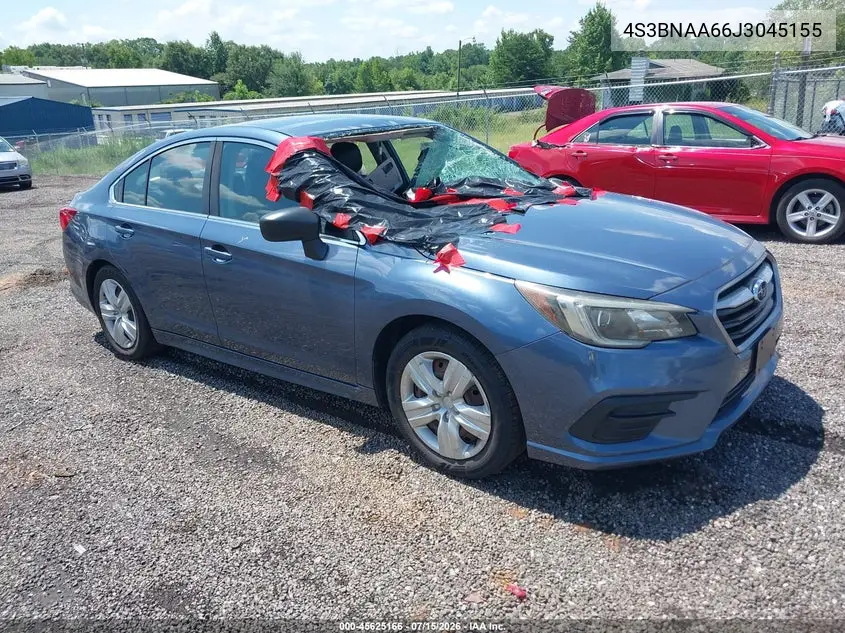 2018 Subaru Legacy 2.5I VIN: 4S3BNAA66J3045155 Lot: 45625166