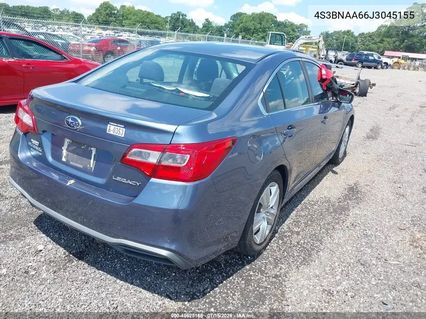 2018 Subaru Legacy 2.5I VIN: 4S3BNAA66J3045155 Lot: 45625166