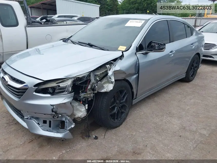 2020 Subaru Legacy Premium VIN: 4S3BWAC63L3022803 Lot: 45270689