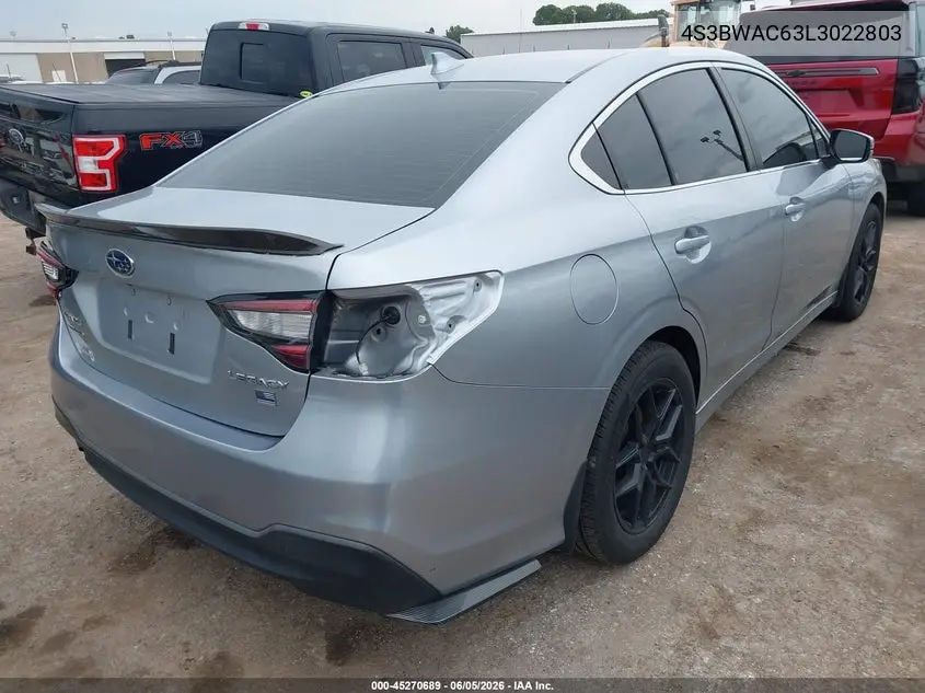 2020 Subaru Legacy Premium VIN: 4S3BWAC63L3022803 Lot: 45270689
