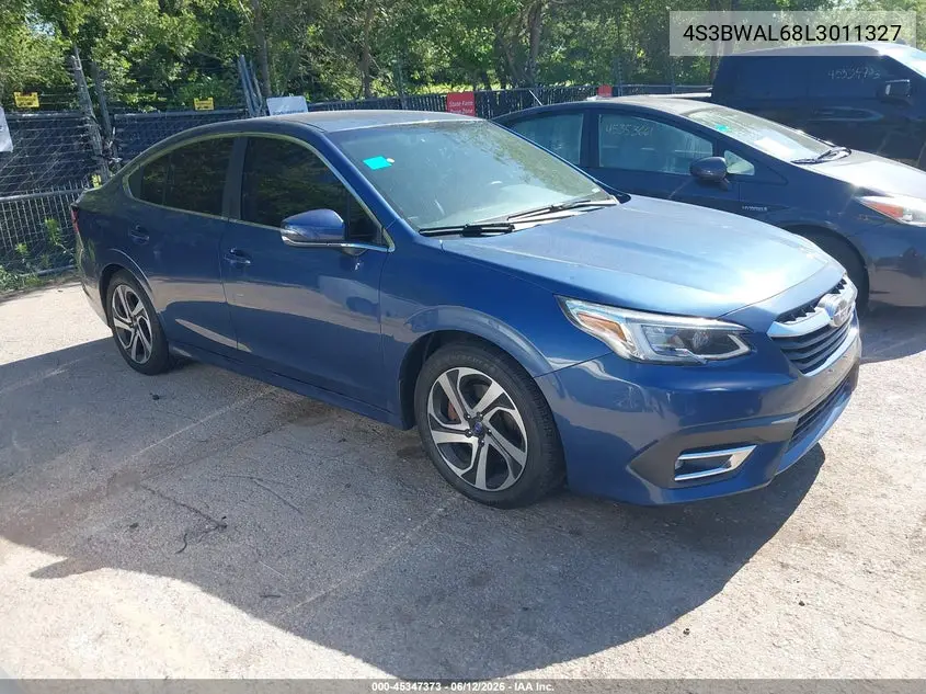 2020 Subaru Legacy Limited VIN: 4S3BWAL68L3011327 Lot: 45347373