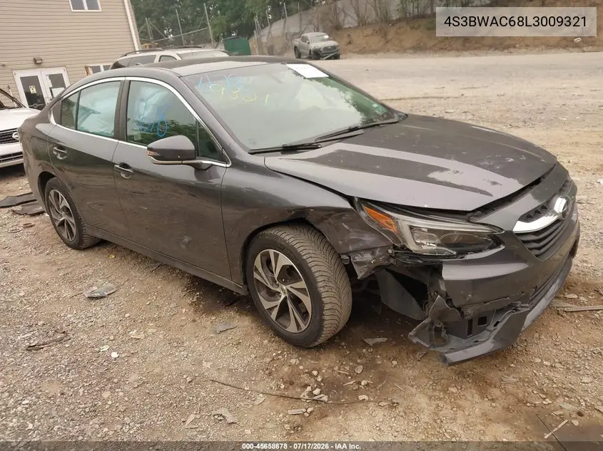 2020 Subaru Legacy Premium VIN: 4S3BWAC68L3009321 Lot: 45658678