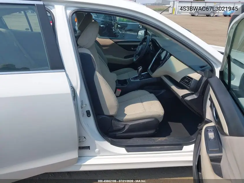 2020 Subaru Legacy Premium VIN: 4S3BWAC67L3021945 Lot: 45662199