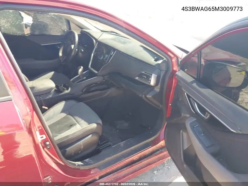 2021 Subaru Legacy Sport VIN: 4S3BWAG65M3009773 Lot: 45277732