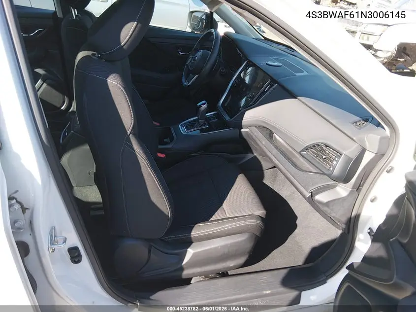 2022 Subaru Legacy Premium VIN: 4S3BWAF61N3006145 Lot: 45238782