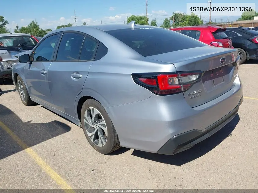 2023 Subaru Legacy Premium VIN: 4S3BWAD6XP3011396 Lot: 45374854
