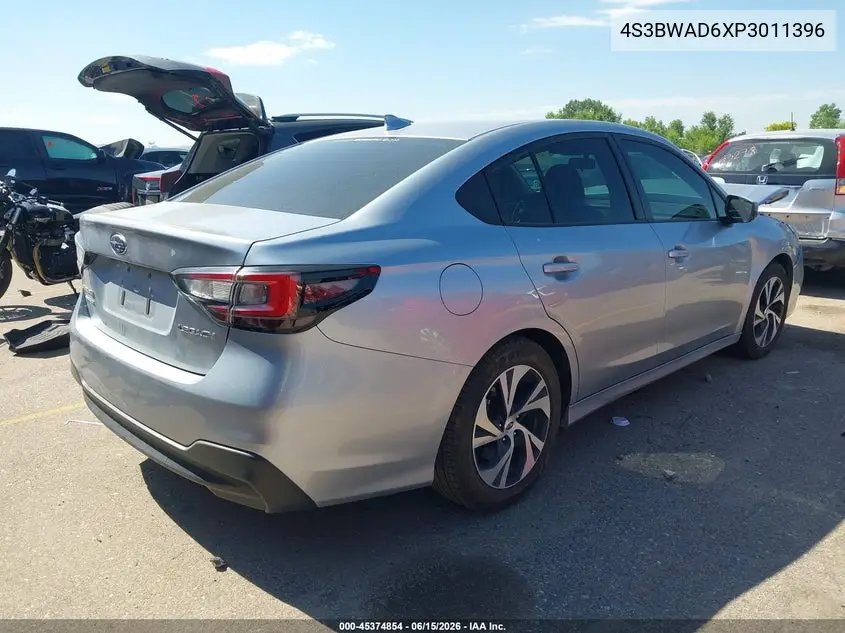 2023 Subaru Legacy Premium VIN: 4S3BWAD6XP3011396 Lot: 45374854