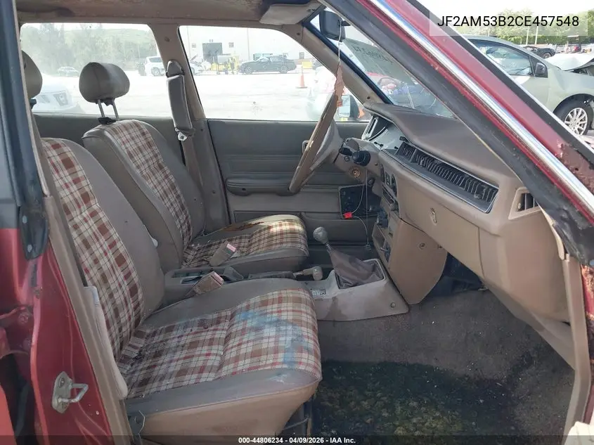 1982 Subaru Gl 4Wd VIN: JF2AM53B2CE457548 Lot: 44806234