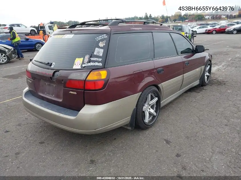 4S3BH6655Y6643976 2000 Subaru Outback