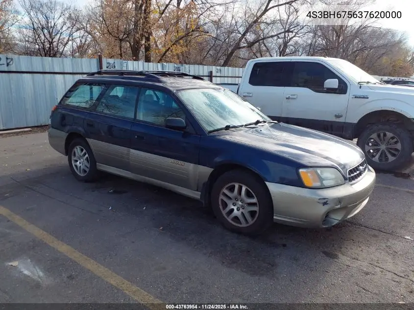 4S3BH675637620000 2003 Subaru Outback