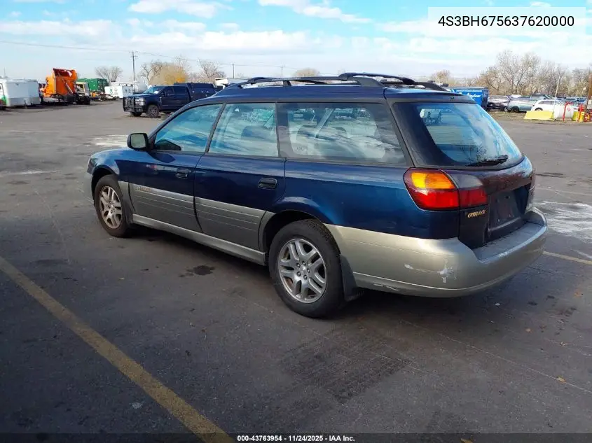 4S3BH675637620000 2003 Subaru Outback