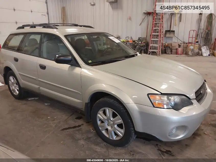 4S4BP61C857345495 2005 Subaru Outback 2.5I