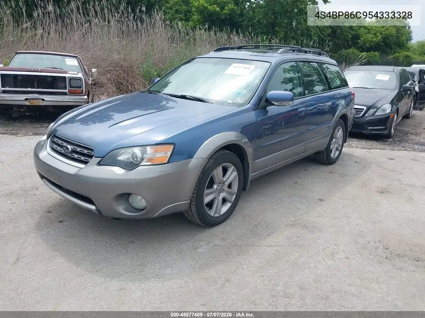 2005 Subaru Outback 3.0R L.l. Bean Edition VIN: 4S4BP86C954333328 Lot: 45577409
