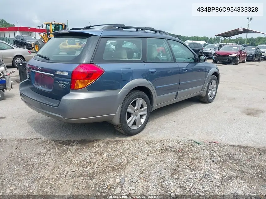 2005 Subaru Outback 3.0R L.l. Bean Edition VIN: 4S4BP86C954333328 Lot: 45577409