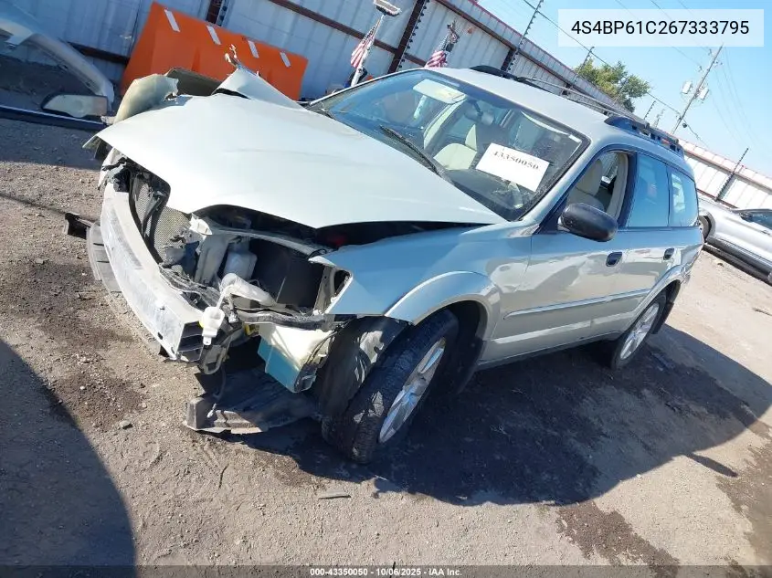 4S4BP61C267333795 2006 Subaru Outback 2.5I