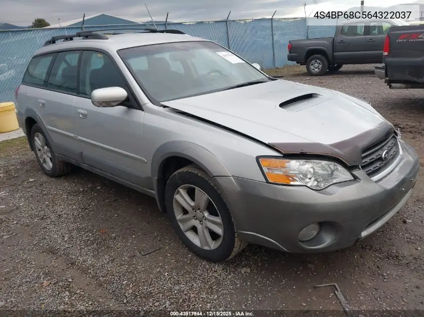 4S4BP68C564322037 2006 Subaru Outback 2.5Xt